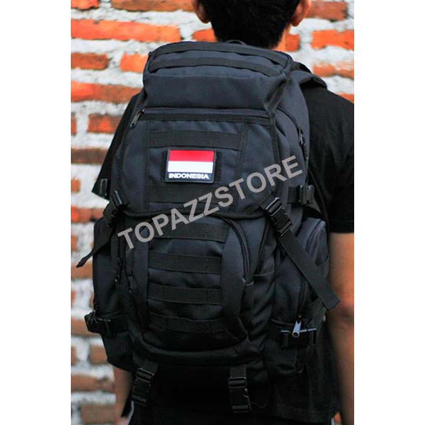 Tas Army Tactical Ransel Punggung Pria Traveling Polisi Militer Tentara Tas Satpam Ransel Security