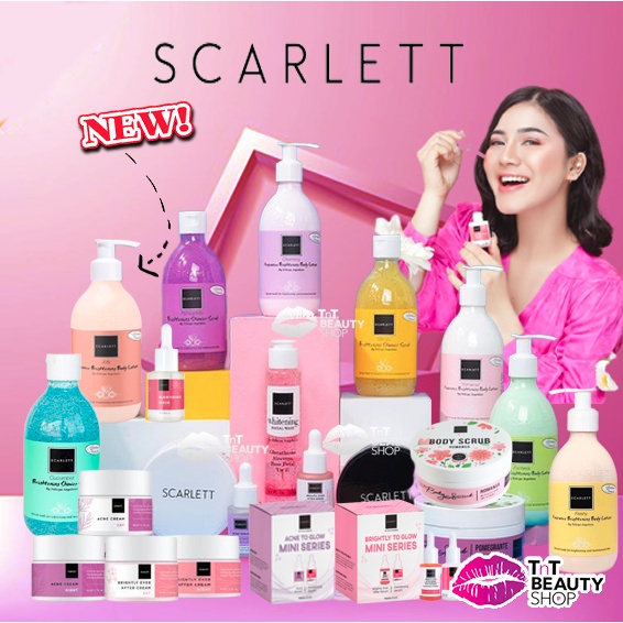 KINDSTORE❤ | SCARLETT WHITENING SERIES / PAKET PERAWATAN WAJAH &amp; TUBUH