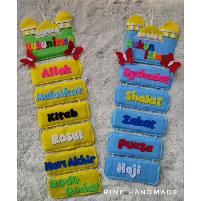 Gantungan Rukun Iman dan Islam