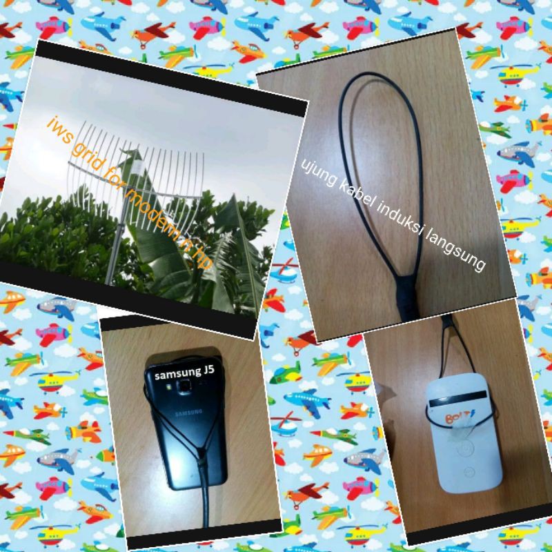 antena kabel 20m induksi langsung iws grid untuk menguatkan sinyal modem dan hp frek 1800-2300mhz