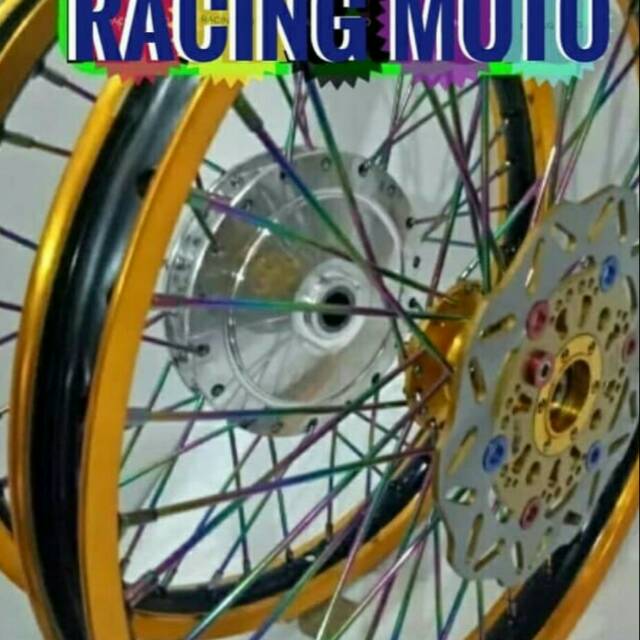 PAKET VELG TDR VARIO110-125-150-BEAT-SCOOPY RING17L140-140 TROMOL DPN BLIMBING DISTEL VELG LENGKAP