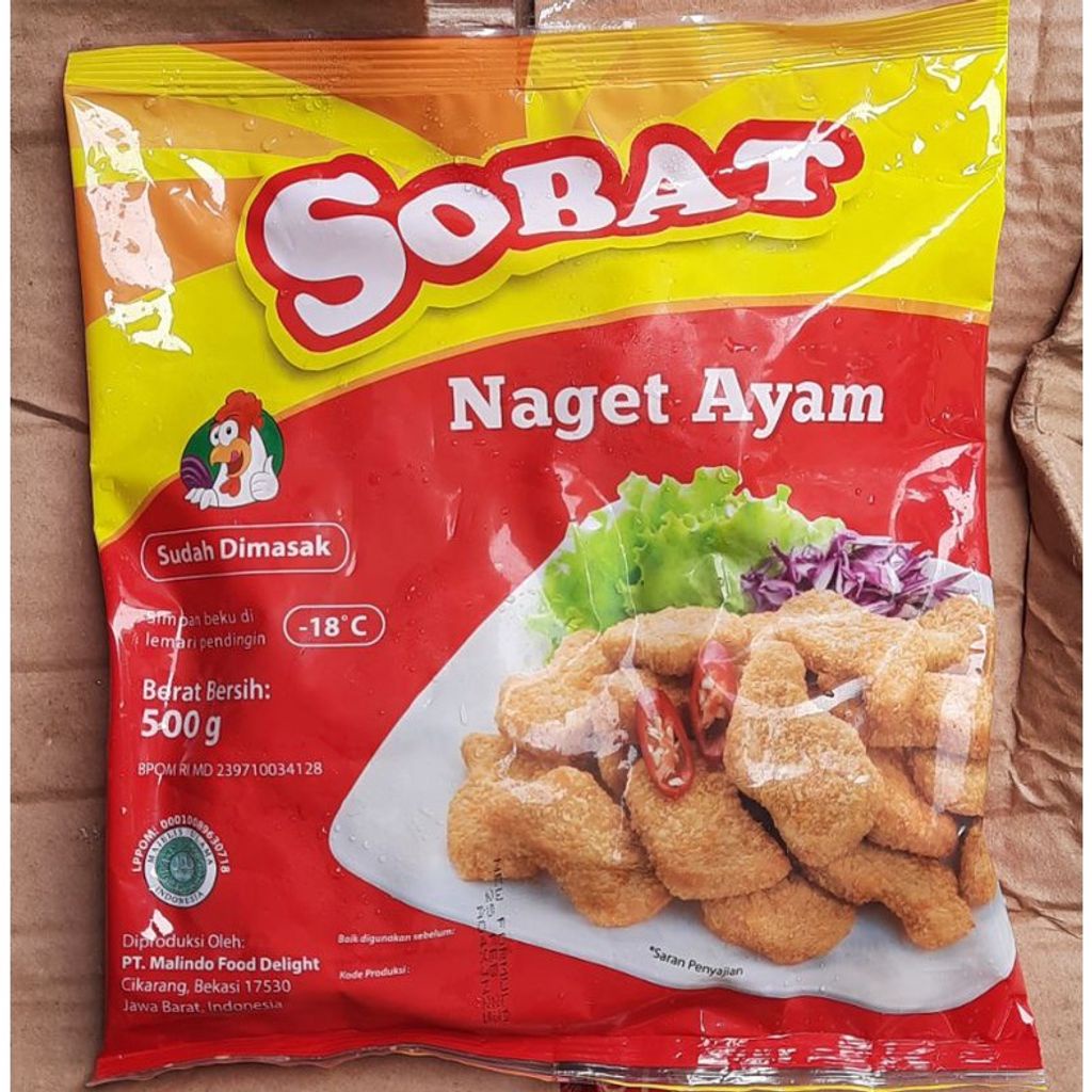 

Sobat naget ayam 500 gr