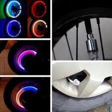 BEAUTY JAYA - BISA COD (1 SET ISI 2 PCS ) Pentil Ban Motor Mobil Sepeda Sensor Gerak LED Light  - Random Color