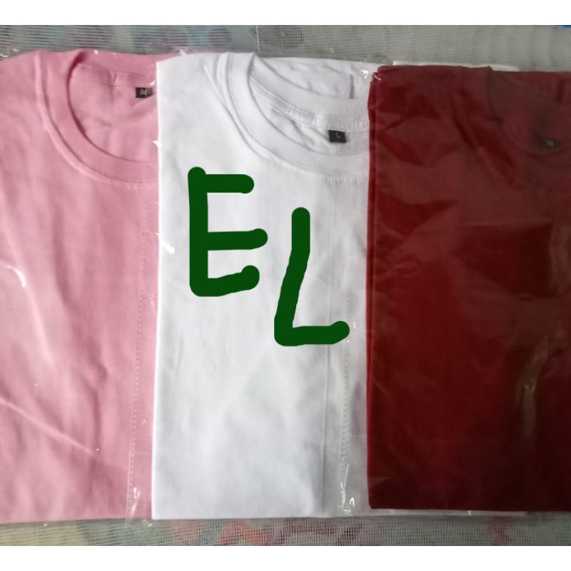 Kaos Polos Lengan  Pendek Dewasa Pria Wanita