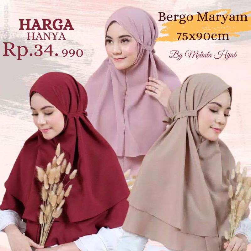 Bergo maryam 2 layer