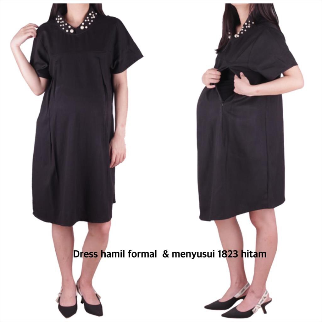 Dress hamil menyusui 1823 baju hamil