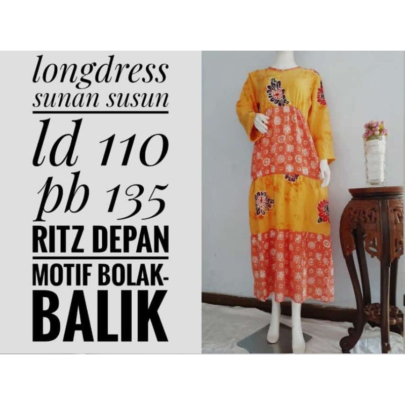 Gamis/Longdress batik Sunan Susun