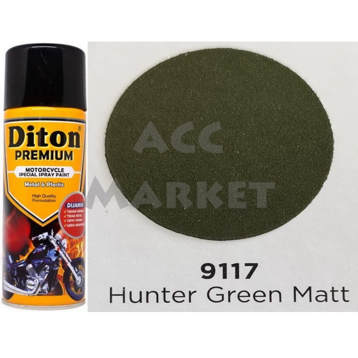 Pilox Diton Premium Pilok Pylox Hijau Hunter Green Matt 9117