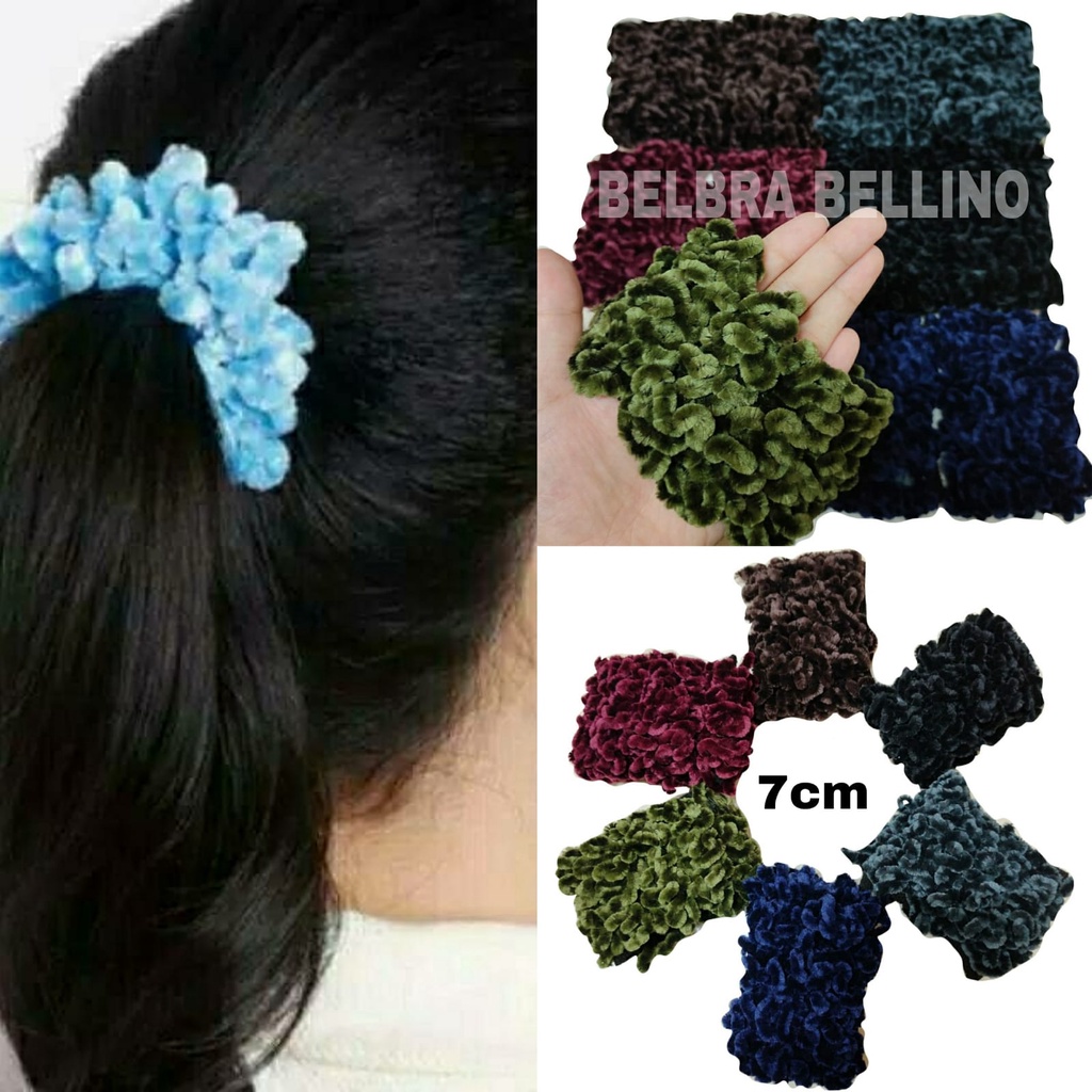 Kuncir Rambut Cendol Ubur Ubur Kecil / Kunciran Rambut / Ikat Rambut Cepol Hijab Kecil