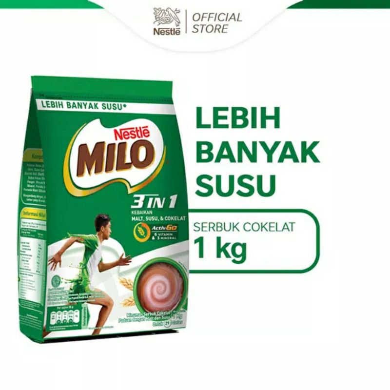 

MILO Refill ACTIV-GO [1 Kg] 3 In 1