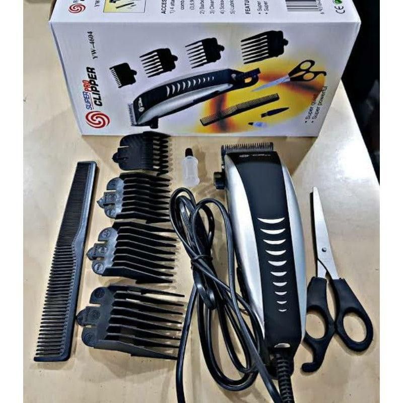 Alat Cukur Rambut Listrik Super Pro Clipper YW 4604 Mesin Cukur Rambut