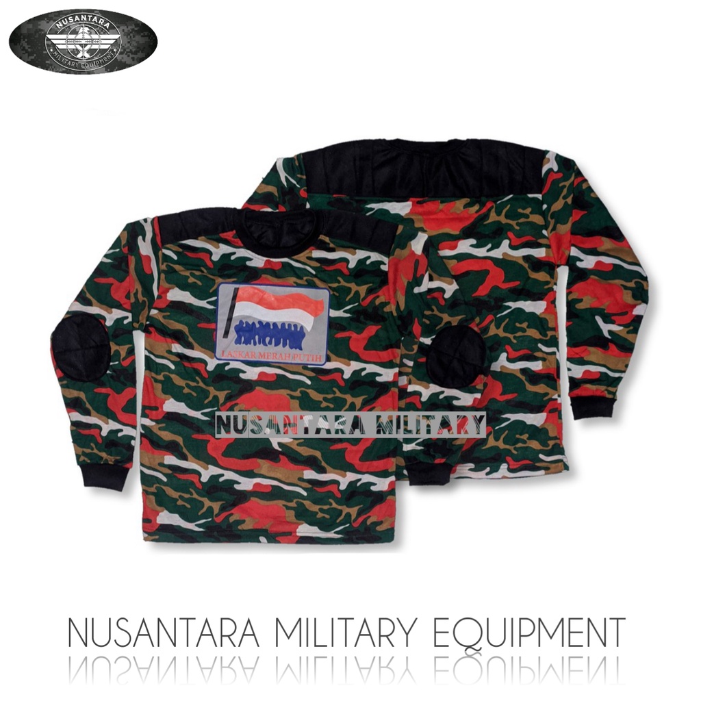 Kaos Bantalan Tangan Panjang Ormas Laskar Merah Putih ( LMP )