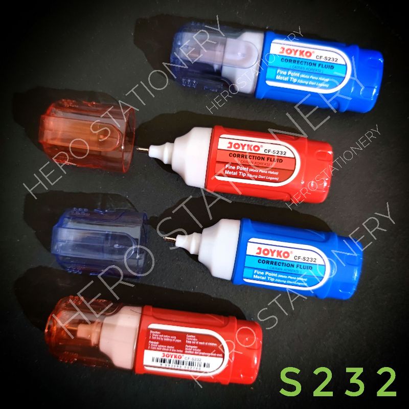 

SATUAN Correction fluid tip-ex cair metal tip joyko CF-S232