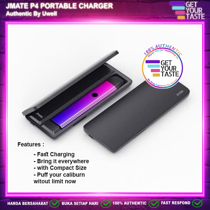 Jmate P4 Portable Charger Caliburn Authentic By Uwell