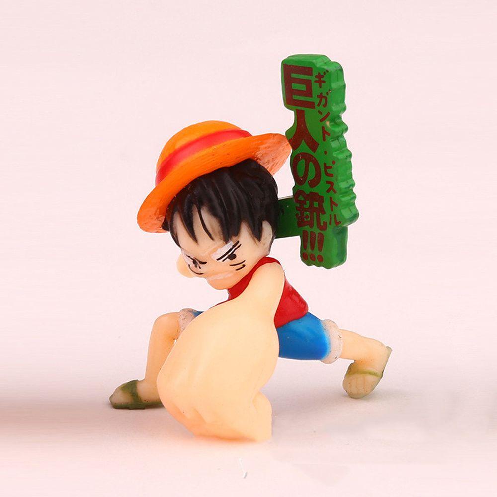 Lanfy Monkey D Luffy Collection Mainan Mini Sanji Anime PVC Roronoa Zoro