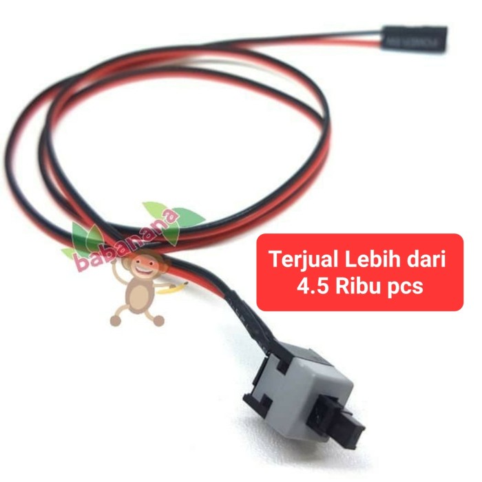 Kabel Front Panel Switch Power Reset Button untuk PC CPU Komputer