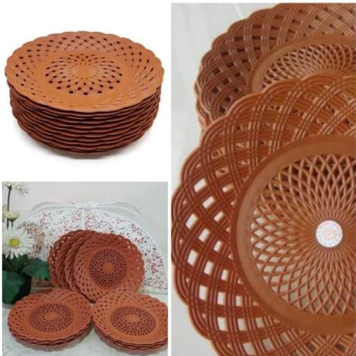 PIRING ROTAN PLASTIK PIRING PLASTIK LUSINAN