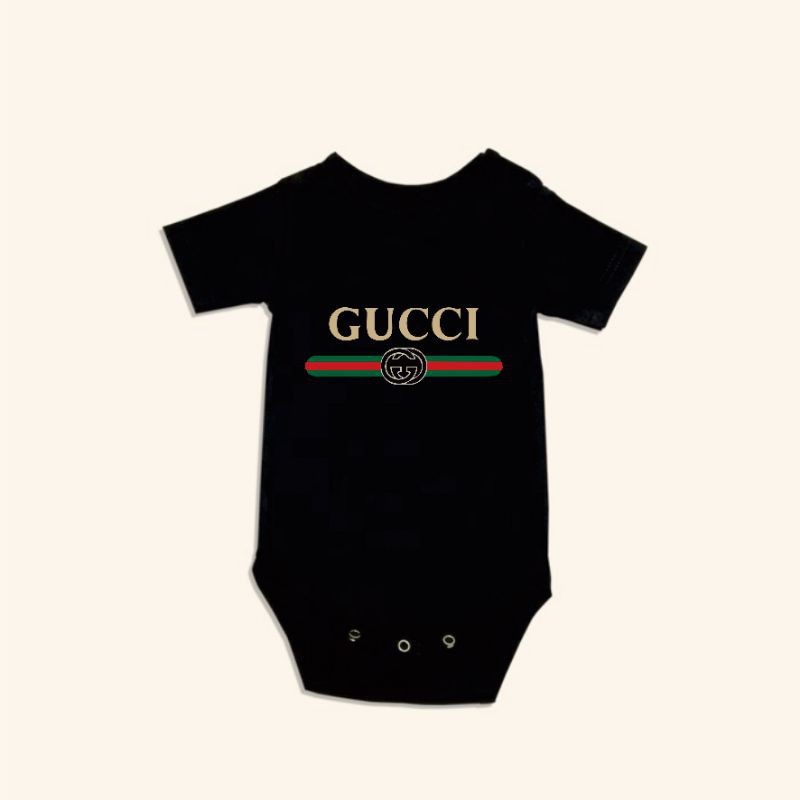 Jumper Bayi/Rumper/Bodysuit Motif Gucc1 Usia 0 sd 12 Bulan