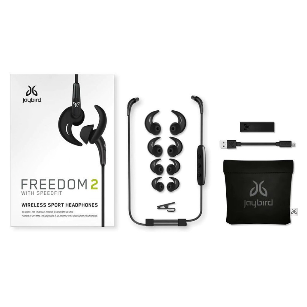 Jaybird FREEDOM 2 In-Ear Wireless Bluetooth Sport Headphones with SpeedFit