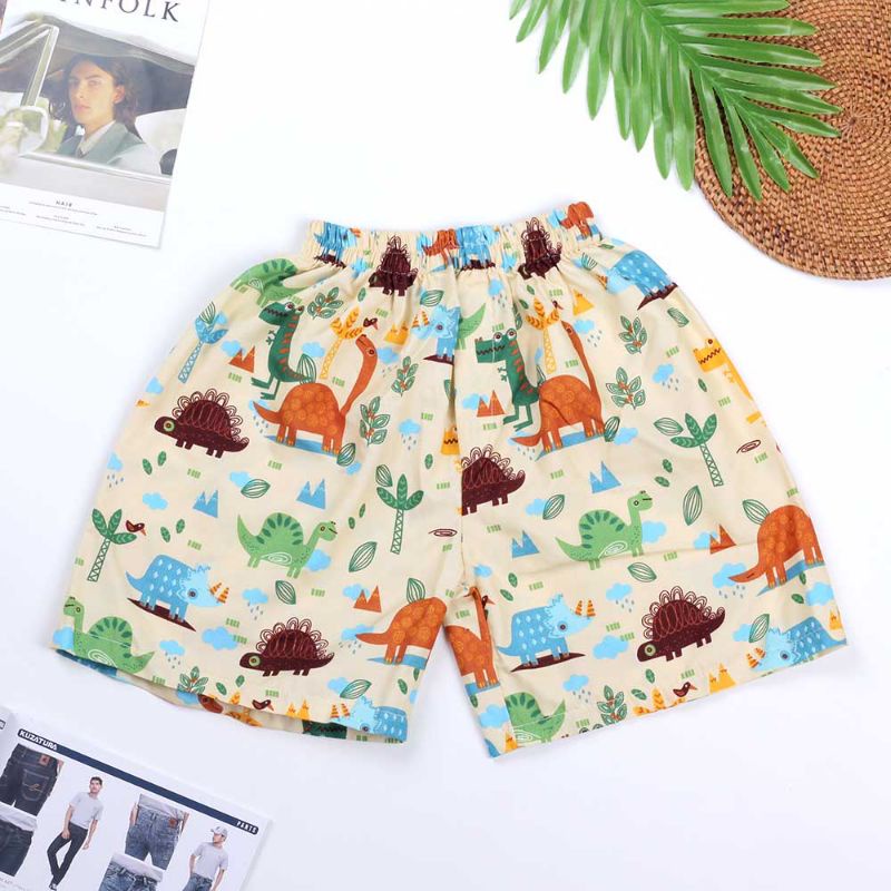 Celana Pendek Motif Bananas Panda Unisex Terbaru | Celana Boxer Pantai Santai Pria Wanita Dewasa | Celana Tidur Murah