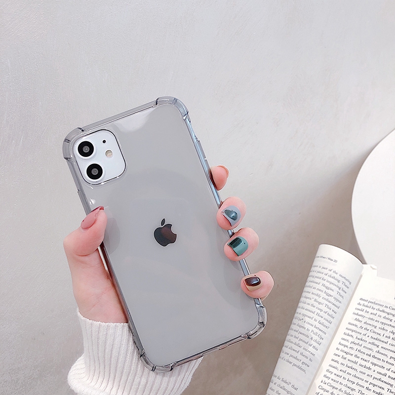 Case Kristal Bening Ultra Slim Tahan Banting Untuk Iphone 12promax 12 12pro X Xs Max Xr 6 6s 7 8 Plus Se 2020 12 Mini