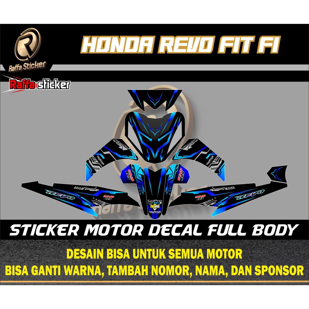 Decal Revo Fit Decal Revo Fi New Stiker Revo Fit Full Body