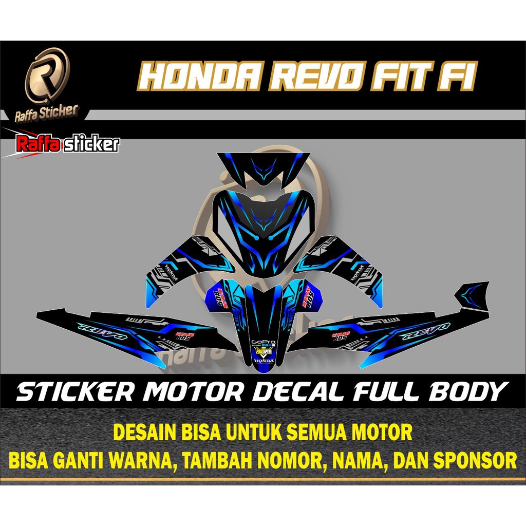 Jual Decal Revo Fit Decal Revo Fi New Stiker Revo Fit Full Body Indonesia Shopee Indonesia