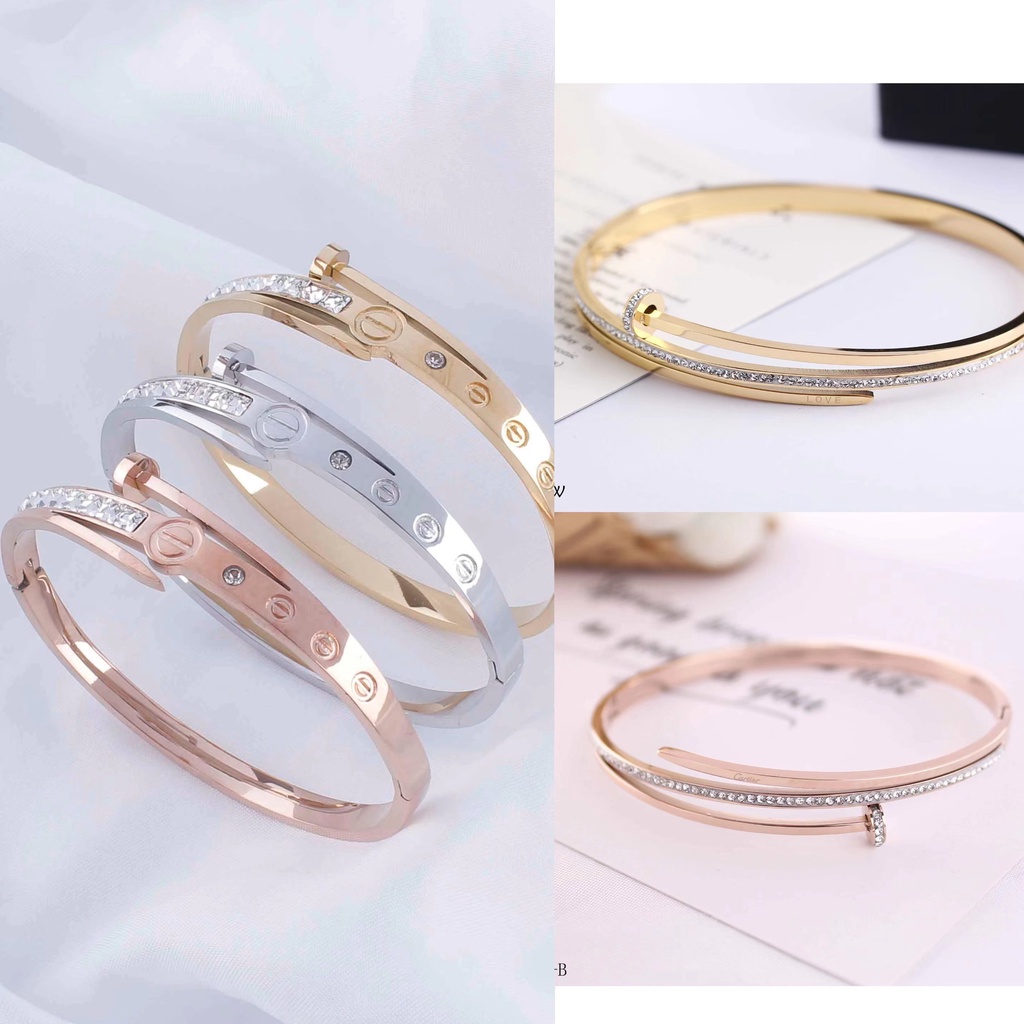 Gelang Titanium Permata Perhiasan Fashion 4106/2192