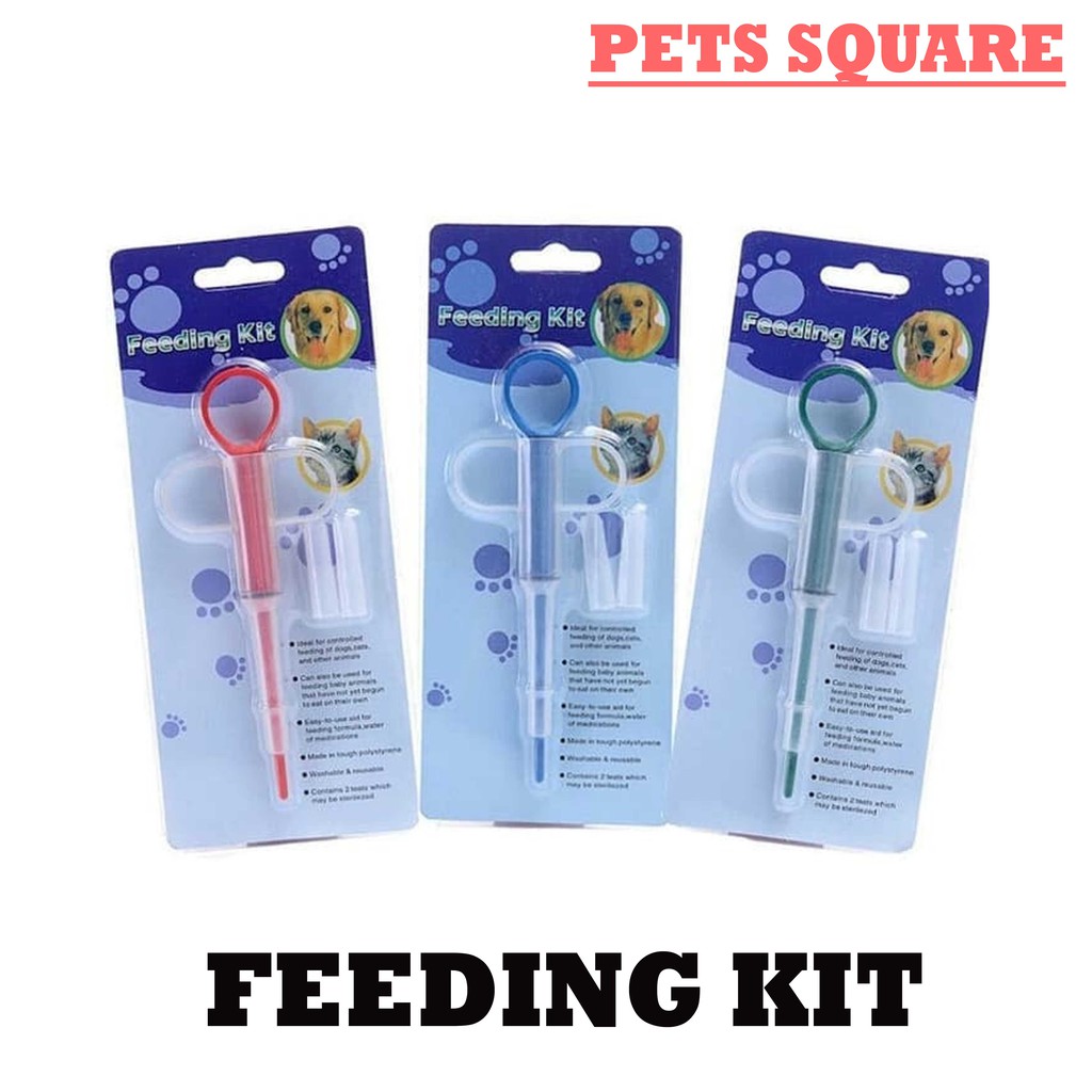 PELONTAR OBAT UNTUK KUCING &amp; ANJING ( FEEDING KIT )