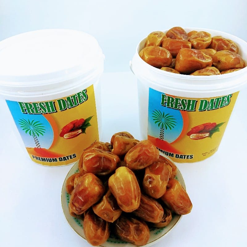 Kurma Sukari Fresh Dates 700 Gram Kemasan Ember