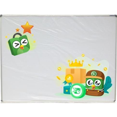 

White Board SAKANA 90x180 cm Papan Tulis Whiteboard 90 x 180cm Besar