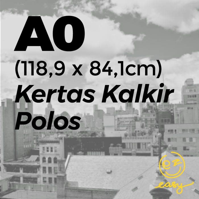 Kertas Kalkir A0 Polos
