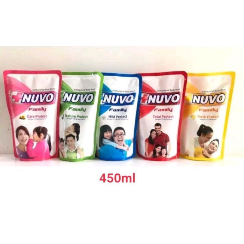 Sabun Cair Nuvo 450ml Refill