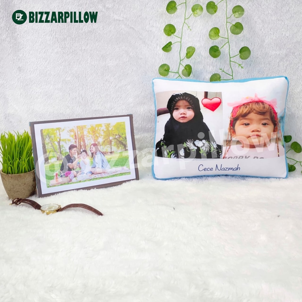 Bizzarpillow Bantal Foto Custom Model Snack uk 30x40cm BZ310