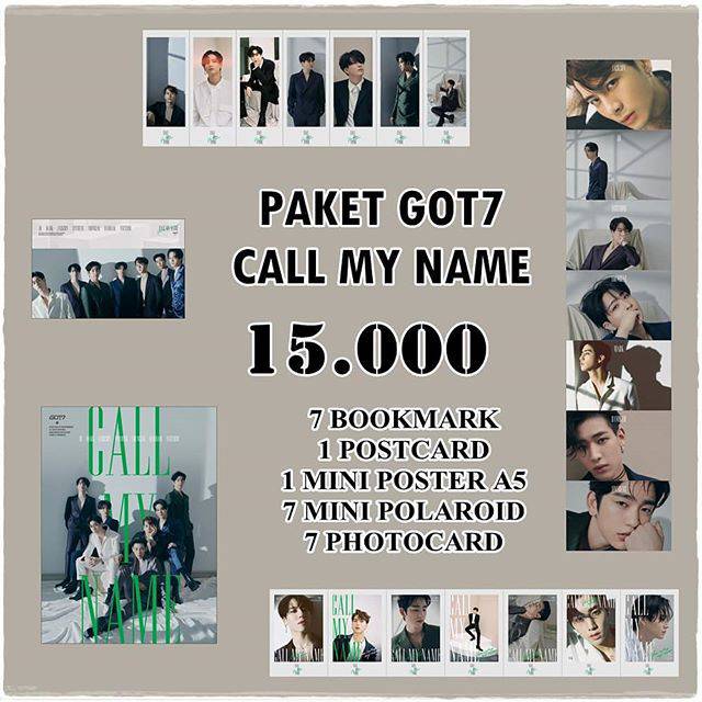 PAKET GOT7 CALL MY NAME