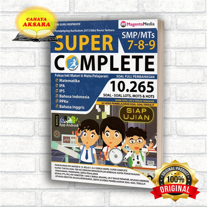 Buku Soal Smp Super Complete Smp Mts Kls 7 8 9 Shopee Indonesia