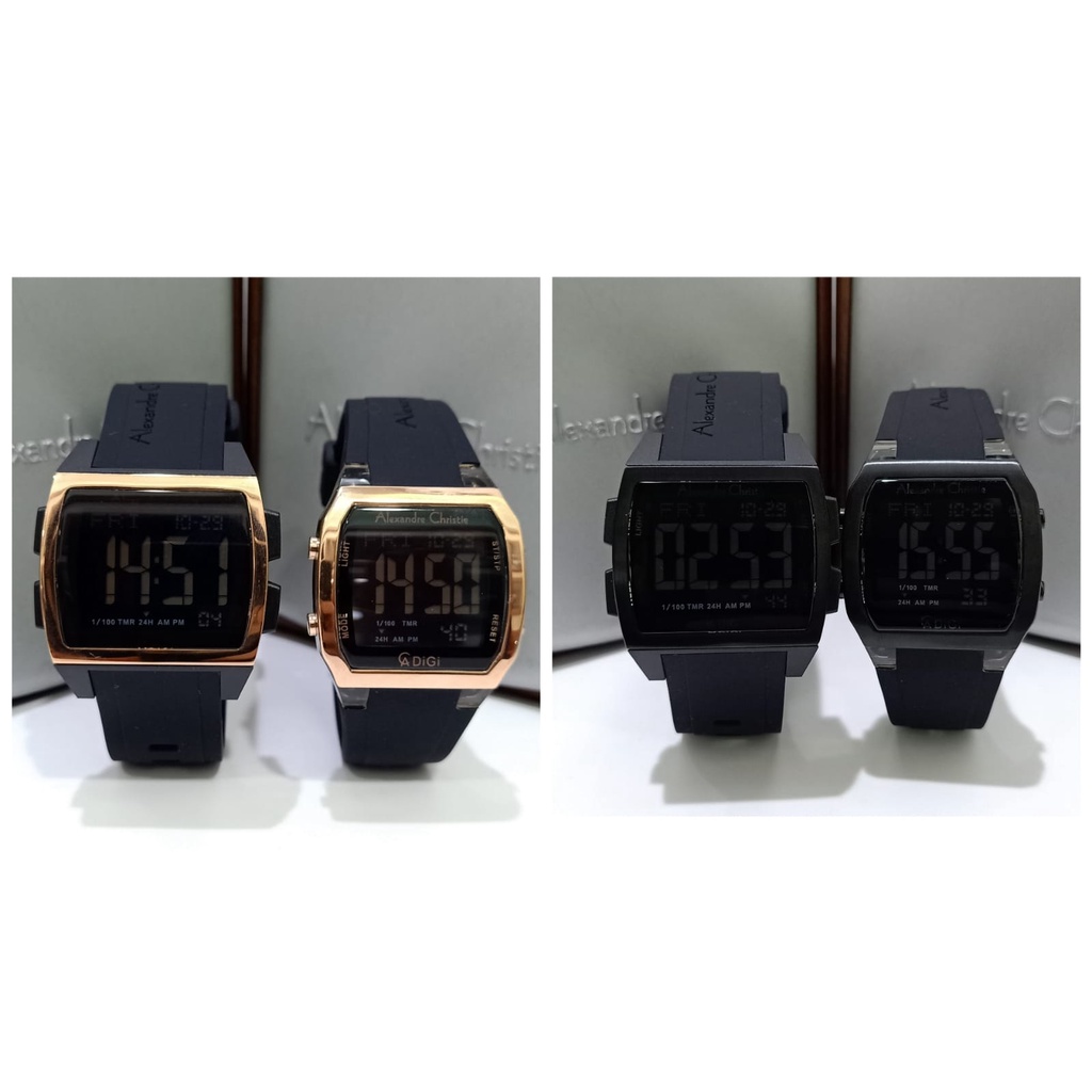 Jam Couple Alexandre Christie Digital AC9343 AC 9343 & AC9348 AC 9348 Original Garansi Resmi Alexand
