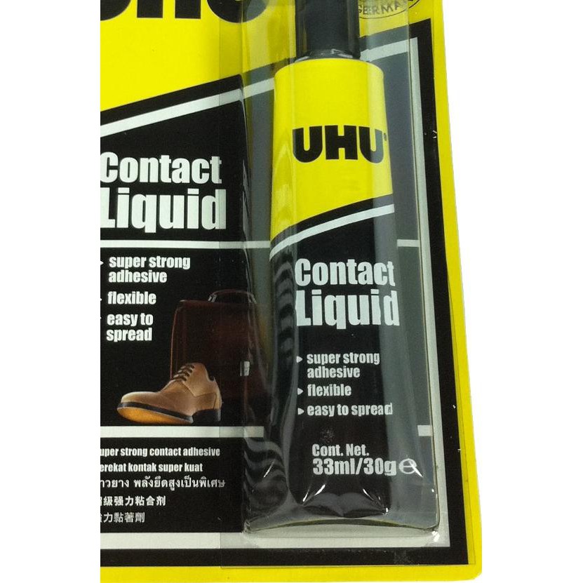 

❈ Lem UHU Kuat Contact Liquid 33 ml ( Utk Sepatu & Tas ) - Per Pc ✶