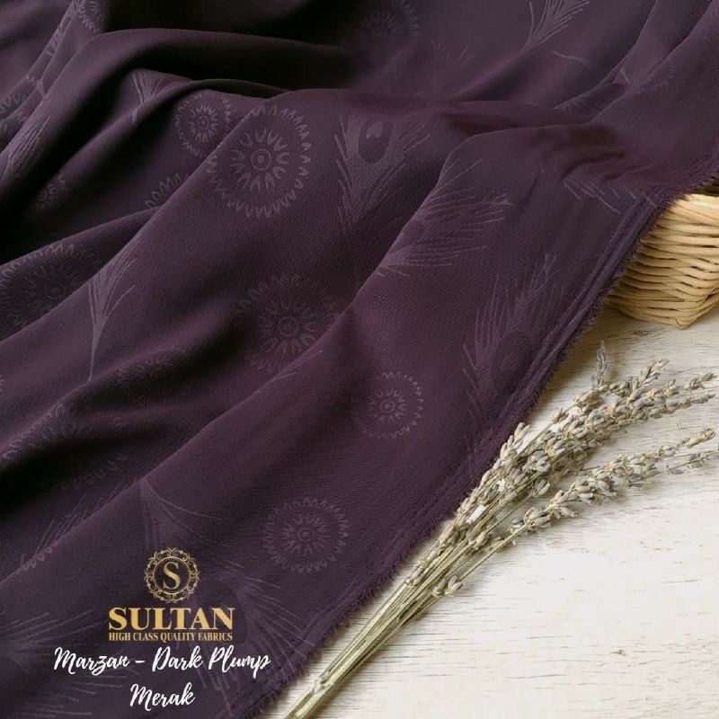 Kain Abaya Sultan Marzan Polos Kain Gamis Super Adem