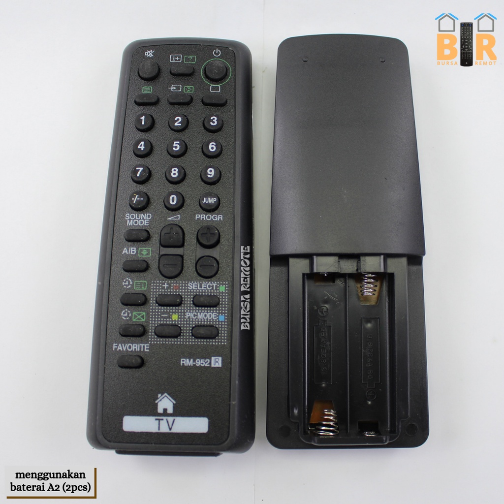 REMOTE TV TABUNG SONY RM-952H - ECERAN Dan GROSIR