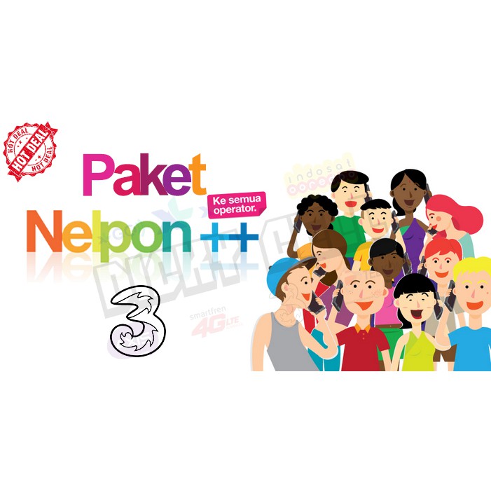 [ OPEN LAGI ]PAKET TELPON / NELPON / TELEPON THREE TRI 3 ALL OPERATOR