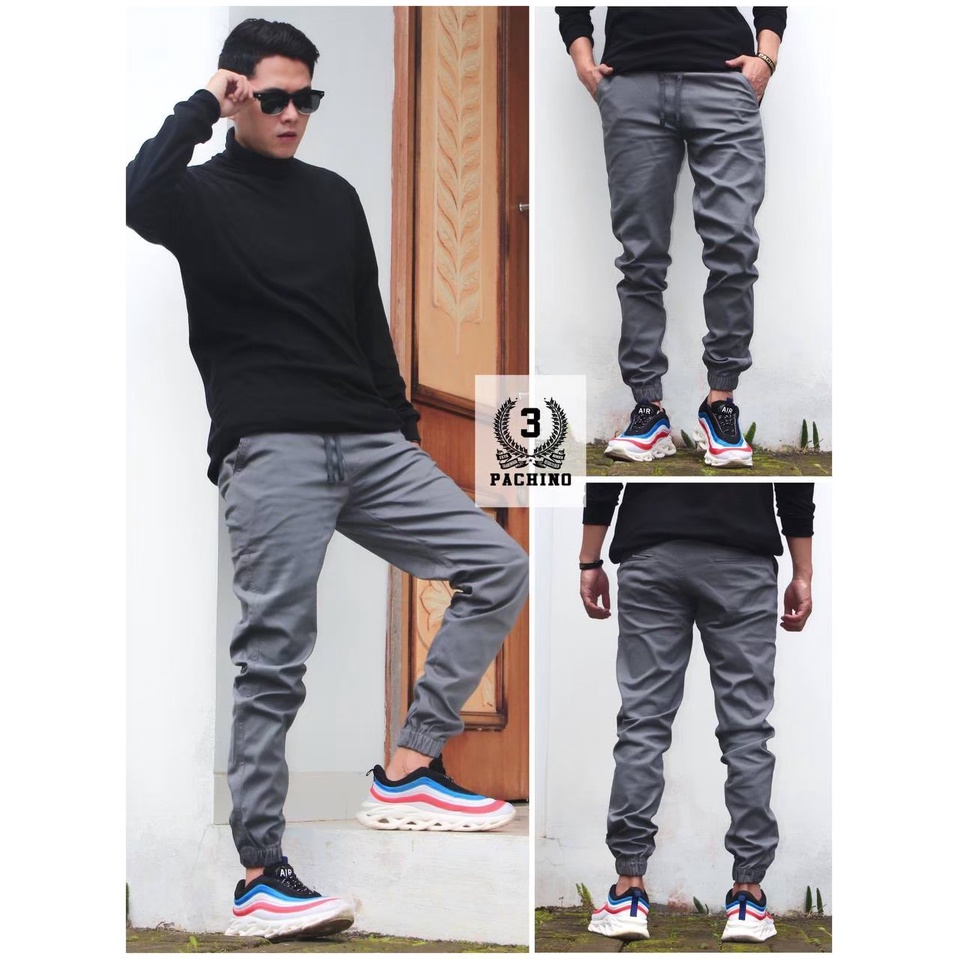 celana jogger cargo Original Pachino Celana Joger Pria (M,L,XL,XXL)