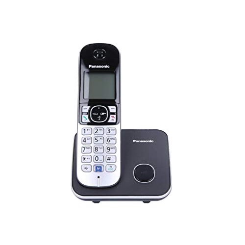 Telepon Wireless PANAS0NIC KX-TG2511 (Silver) Telepon Rumah ORIGINAL - Hitam