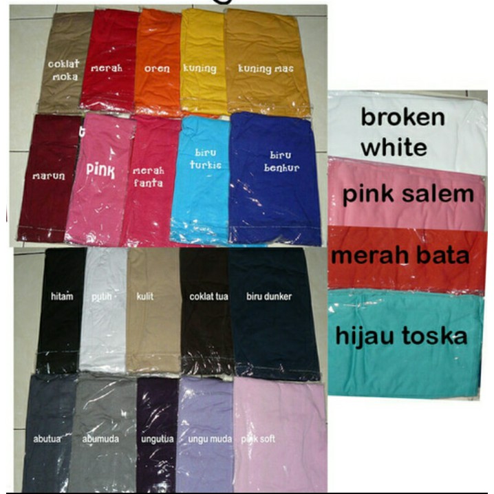 Manset Gamis/ Gamis Kaos Size Jumbo Bahan Adem Harga Murah