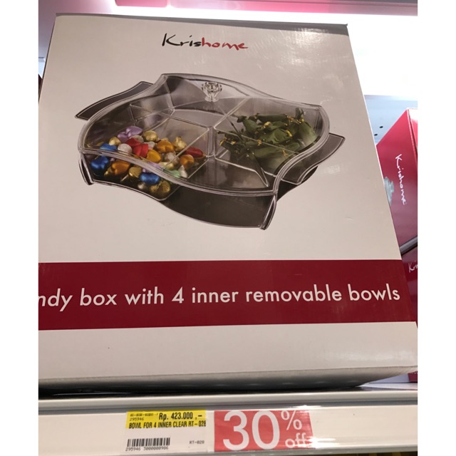 Krishome bowl mangkok toples tempat makanan ace hardware