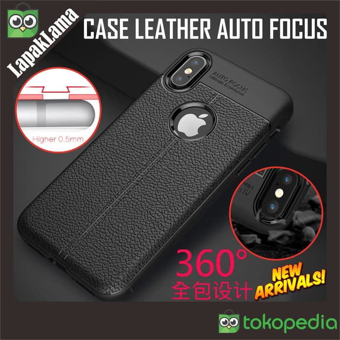 Tersedia Leather Auto Focus Original Case Infinix Note 4 Pro X571 Softcase Back