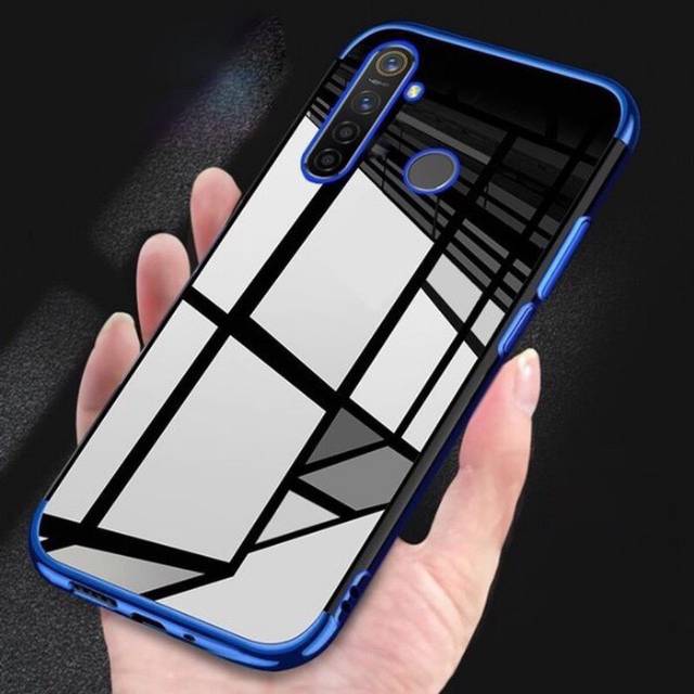 Case Realme 5 Pro Casing Realme 5 Pro Shining Chrome Electro  Soft Case Realme 5 Pro
