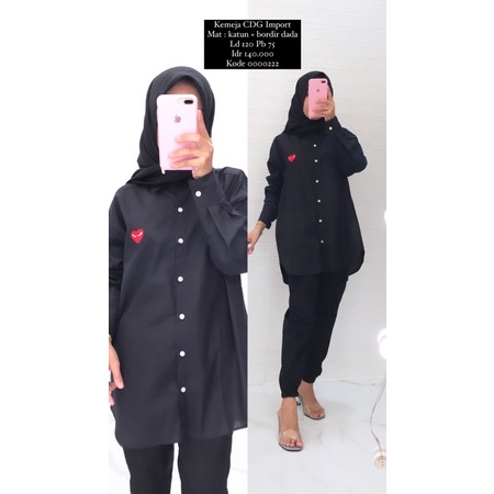 Kemeja CDG import