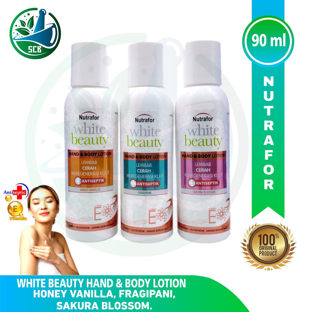 Nutrafor White Beauty Hand & Body Lotion 90 ml - All Varian