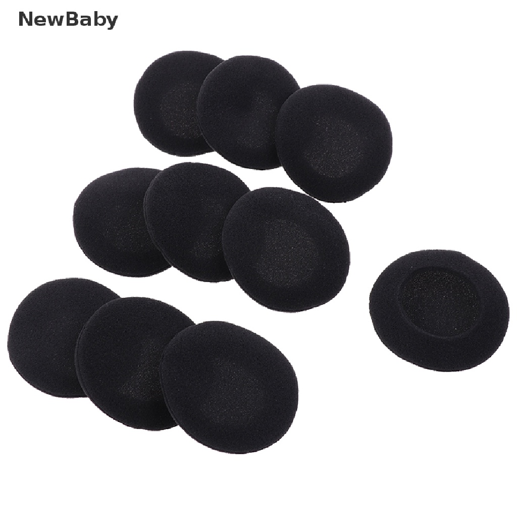 Newbaby 10pcs Bantalan Earpads Pengganti Bahan Busa Lembut Ukuran 5cm Untuk PC131 PX100